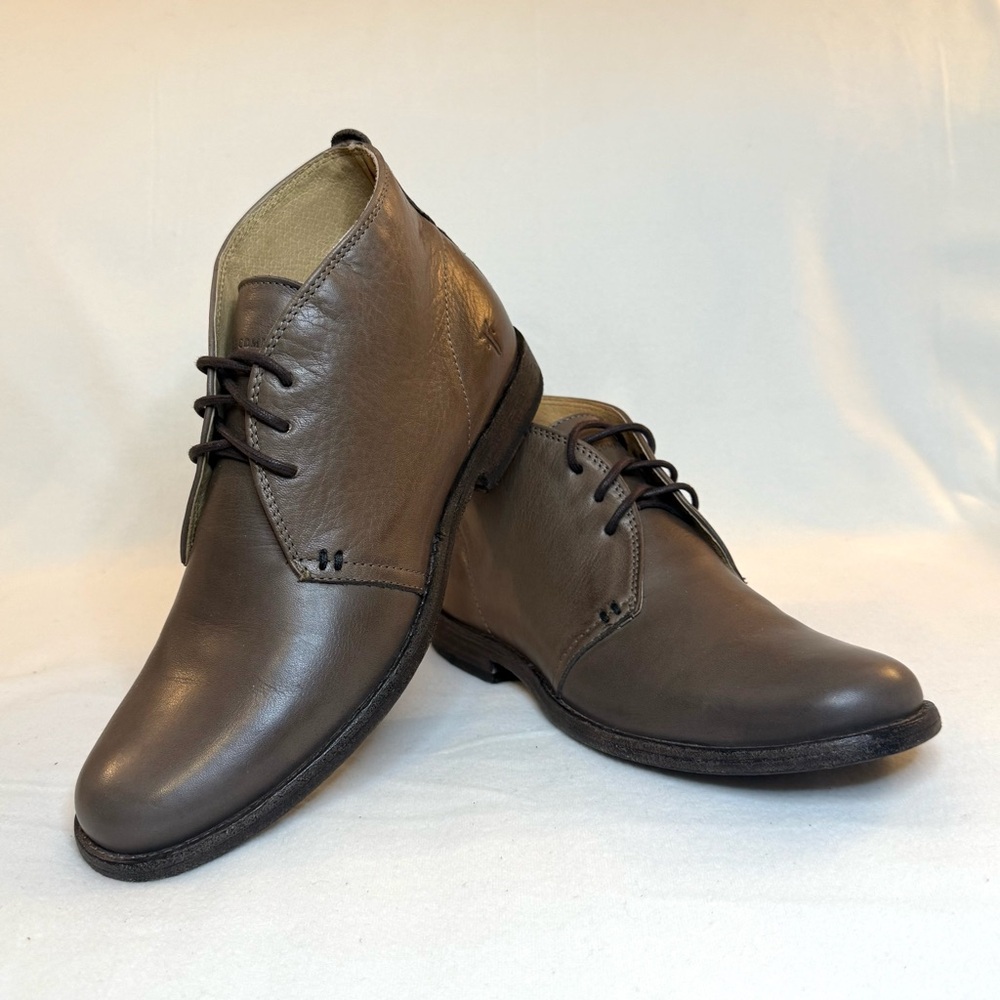 Frye Women’s Chukka Leather Shoes ing Gray